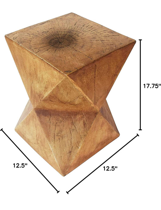 Christopher Knight Home Lux Outdoor Lightweight Concrete Accent Table, Natural- NEW OUT OF BOX!!!!