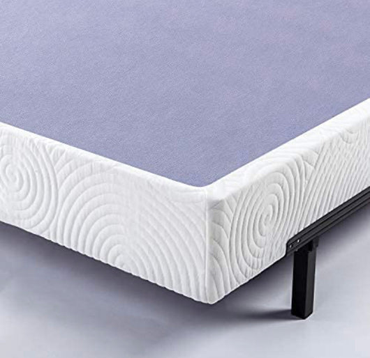 ZINUS Metal Box Spring with Wood Slats /7.5 Inch Mattress Foundation / Sturdy Steel Structure / Easy Assembly, Queen- NEW IN BOX!!!