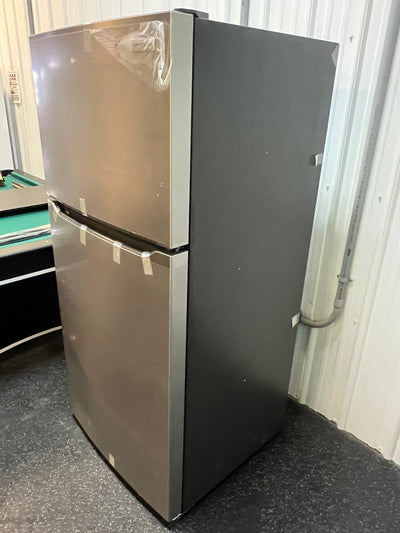 Frigidaire 18.3-cu ft Top-Freezer Refrigerator (Easycare Stainless Steel!! NEW OUT OF BOX, PLASTIC FILM STILL ON FRONT AND INSIDE!!