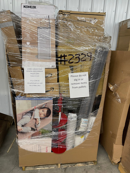 JUMBO LIQUIDATION PALLET- number 2329
