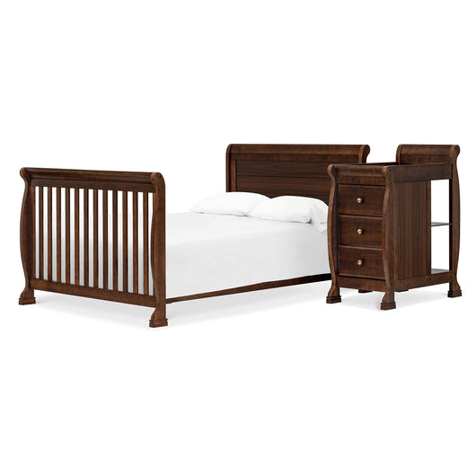 DaVinci Kalani 4-in-1 Convertible Crib and Changer Combo in Espresso**New in box**