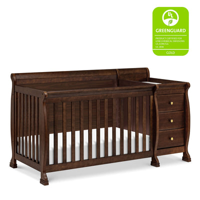 DaVinci Kalani 4-in-1 Convertible Crib and Changer Combo in Espresso**New in box**