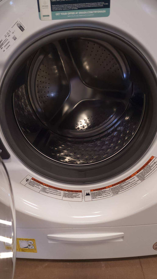 Whirlpool 4.5-cu ft Closet-Depth High-Efficiency Front Load Washer with Load and Go Dispenser - White USED - TESTED & WORKS GREAT!