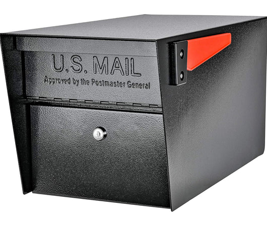 Mail Boss 7506 Mail Manager Curbside Locking Security Mailbox, Black,Large- NEW IN BOX