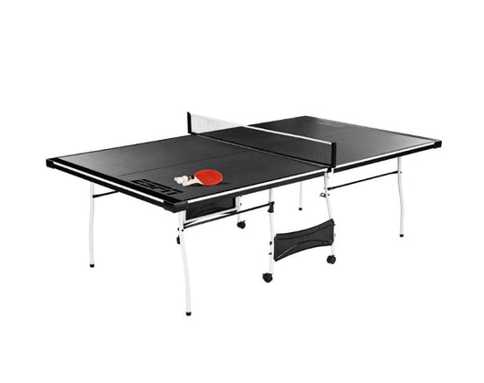 Ping Pong ESPN Mid Size 15mm 4-Piece Indoor Table Tennis Table, Accessories Included, Black- NEW IN BOX!!!