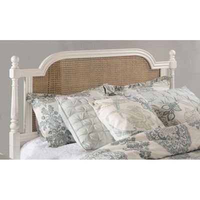 !!!REDUCED!!! Hillsdale Furniture Melanie Wood and Cane King Headboard , White!! NEW IN BOX!!