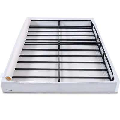 Amazon Basics Smart Box Spring Bed Base, 9-Inch Mattress Foundation - Twin Size, Tool-Free Easy Assembly- NEW IN BOX!!!