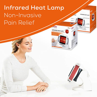 Beurer IL50 Infrared Heat Lamp, Red Light Heat Device (Portable), for Muscle Pain and Pain Relief, for Cold Relief, Improves Blood Circulation, 300W, Safety-Features**New in box**