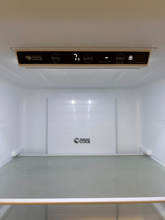 Commercial Cool CCUG108W Vertical Convertible Freezer or Refrigerator!  -Brand new out of the box, but does have two small indents on the door from shipping, photos shown