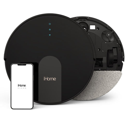 iHome AutoVac Eclipse G 2-in-1 Robot Vacuum and Mop with Homemap Navigation, Ultra Strong Suction Power, Wi-Fi/App Connectivity- Used but very clean and tested- works great!!!