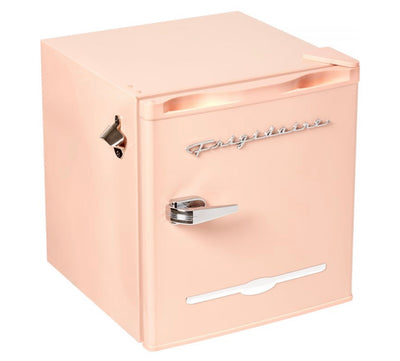 1.6 Cu ft. Retro Compact Refrigerator with Side Bottle Opener, Coral- NEW OUT OF BOX!!!!