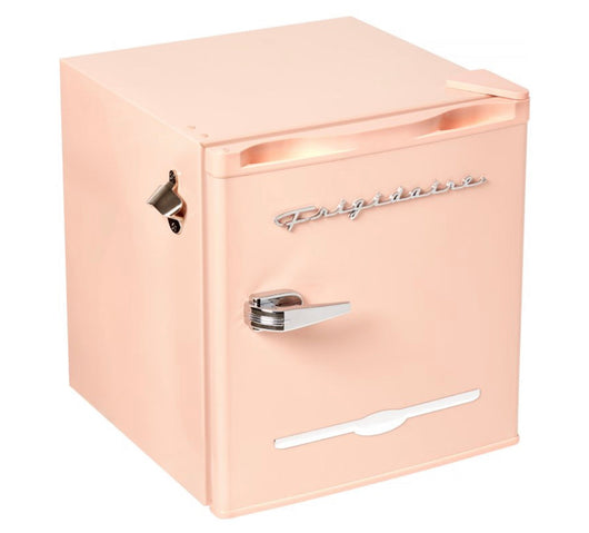 1.6 Cu ft. Retro Compact Refrigerator with Side Bottle Opener, Coral- NEW OUT OF BOX!!!!