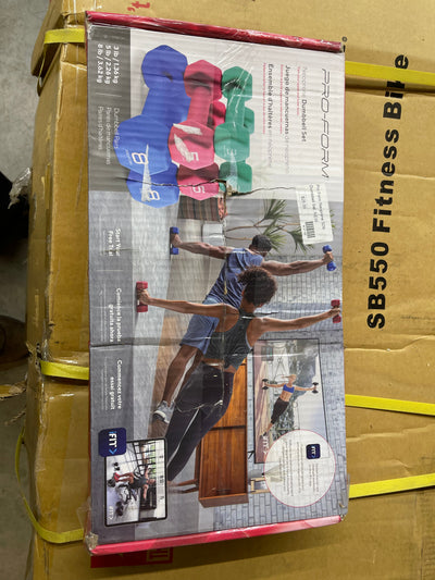 Pro-form neoprene dumbbell set - new in box