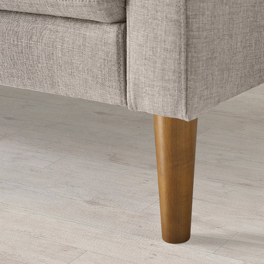 Zinus Woven Paths 73” Sofa, Oatmeal!! NEW AND ASSEMBLED!!