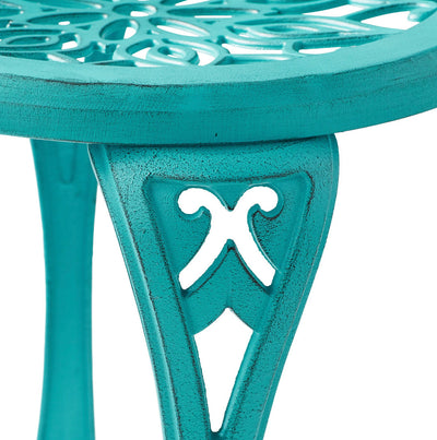The Pioneer Woman Goldie 3-Piece Garden Bistro Set, Teal!! NEW IN BOX!!