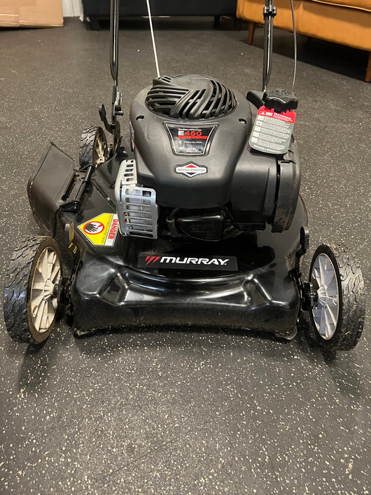 Murray 20 in. 125 cc Briggs & Stratton Walk Behind Gas Push Lawn Mower with 4 Wheel Height Adjustment and Prime 'N Pull Start!! USED, TESTED WORKS GREAT!!