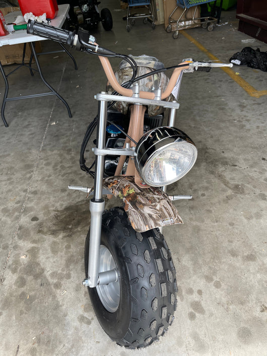 Coleman CT200U-EX Gas Powered Camo Ride On Mini Bike- brand new / fully assembled and tested