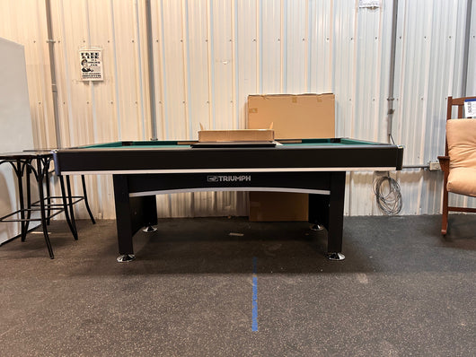 Triumph Sports Phoenix Billiard table (7 feet) convertible to ping-pong table (table tennis)!  -Brand new & assembled (MUST BRING TRUCK OR TRAILER FOR PICK UP - WILL NOT UNASSEMBLE)