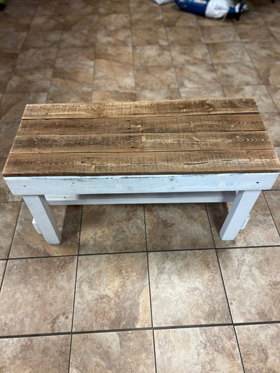 Rustic Farmhouse Bench- NEW AND ASSEMBLED!!!