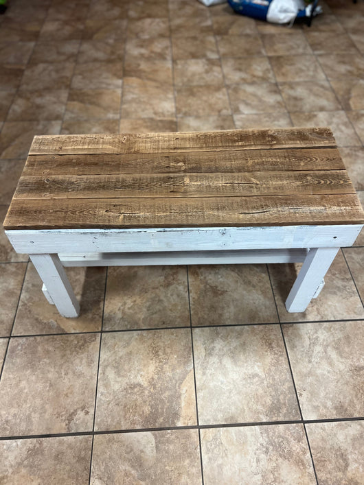 Rustic Farmhouse Bench- NEW AND ASSEMBLED!!!