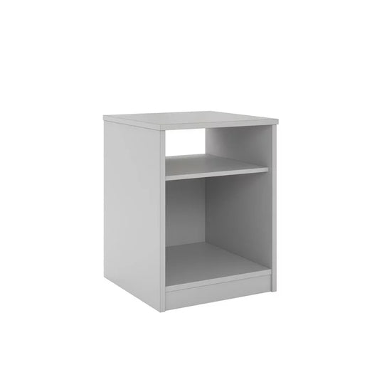 Mainstays Classic Open Shelf Nightstand, Dove Gray**New in box**