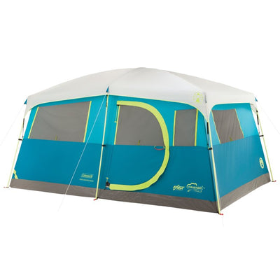 Coleman® 8-Person Tenaya Lake™ Fast Pitch™ Cabin Camping Tent with Closet, Light Blue**New**