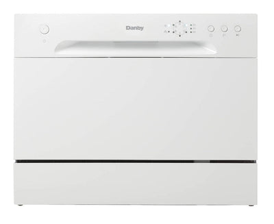 Danby 6 Place Setting Countertop Dishwasher, White!! NEW OUT OF BOX!!