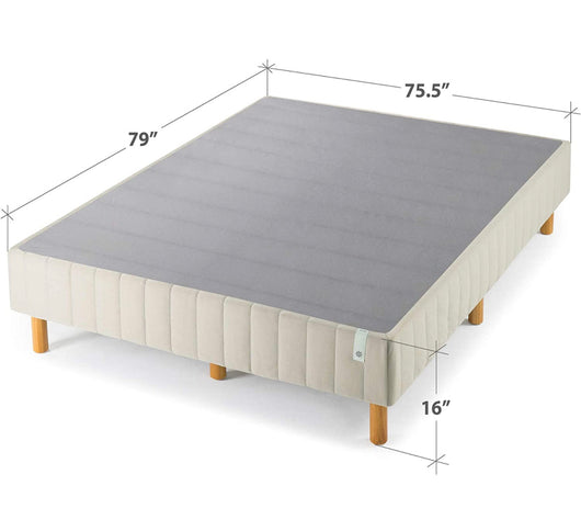 ZINUS GOOD DESIGN Award Winner Justina Metal Mattress Foundation / 16 Inch Platform Bed / No Box Spring Needed, King (new in the box)