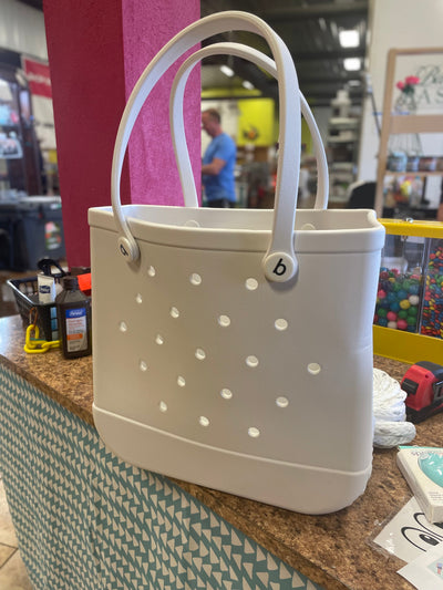White Baby Bogg Bag (very lightly used)
