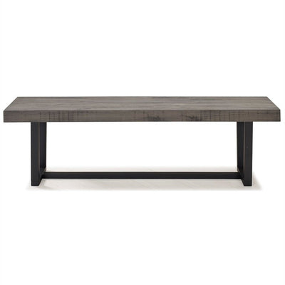 60" Solid Wood Dining Bench - Grey**New in Box**