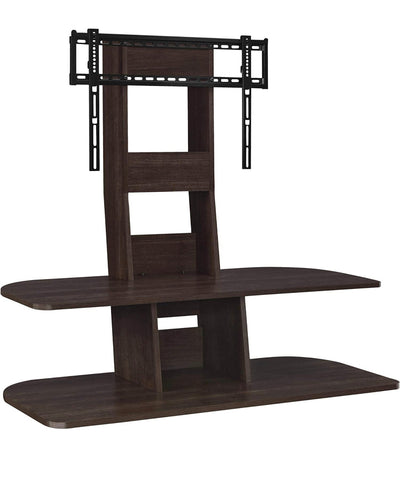 Ameriwood Home Galaxy TV Stand with Mount for TVs up to 65" Wide, Espresso- NEW IN BOX! (Minor scratch from shipping)