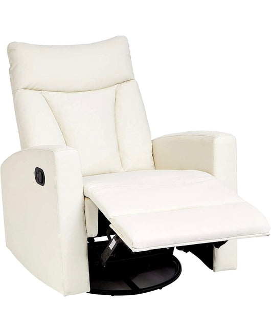 JC Home Recliner, Creamy White- NEW AND ASSEMBLED!!!