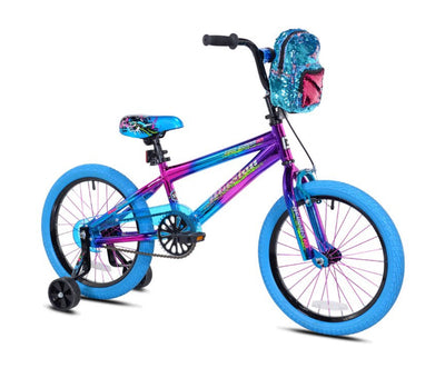 Genesis 18 In. Illusion Girl's Bike, Blue/Purple- NEW AND ASSEMBLED!!!!