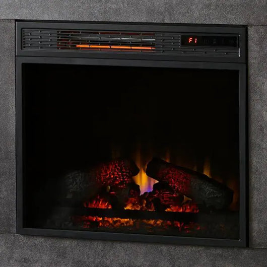 Home Decorators Collection Wildercliff 45 in. Freestanding Wall Mantel Electric Fireplace in Driftwood**New in Box**