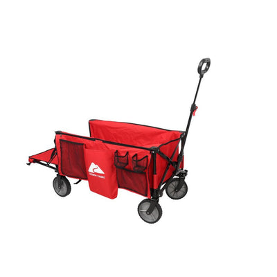 Ozark Trail Utility Wagon With Tailgate & Extension Handle, Red**New in box**