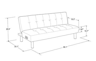 Serta Canon Futon with Power (new in the box)