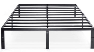 Best Price Mattress 14 Inch Metal Platform Beds w/ Heavy Duty Steel Slat Mattress Foundation (No Box Spring Needed), Black**New in box**