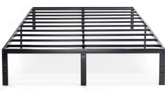 Best Price Mattress 14 Inch Metal Platform Beds w/ Heavy Duty Steel Slat Mattress Foundation (No Box Spring Needed), Black**New in box**