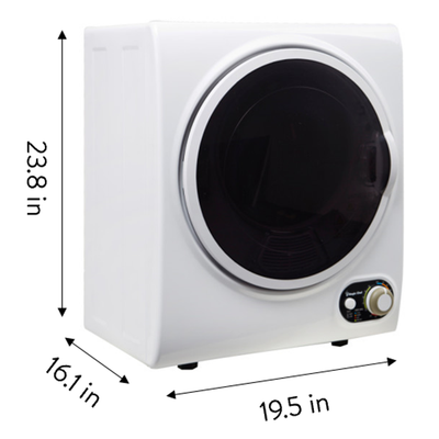Magic Chef 1.5 cu. ft. Compact Electric Dryer, White- slightly used - works great !