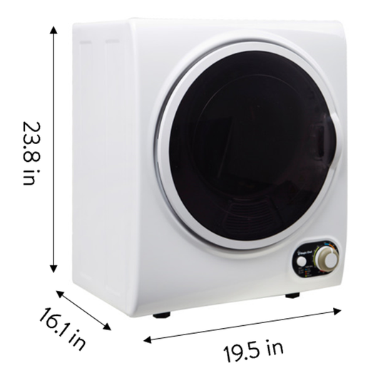 Magic Chef 1.5 cu. ft. Compact Electric Dryer, White- slightly used - works great !