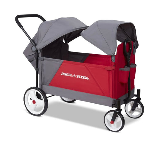 Radio Flyer, Discovery Stroll 'N Wagon with Canopies, Folding Wagon- NEW IN BOX!!!