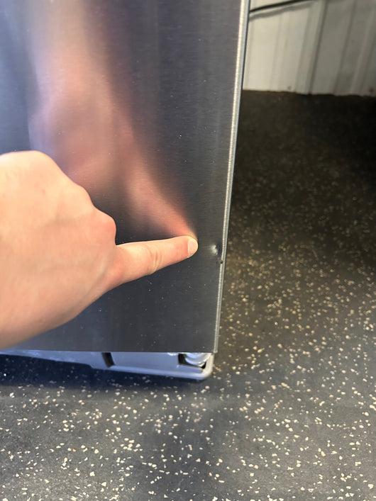 Whirlpool 28.4-cu ft Side-by-Side Refrigerator with Ice Maker (Fingerprint Resistant Stainless Steel)!  -Brand new, does have a minor scratch & dent from shipping, photos shown