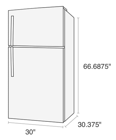 Frigidaire 18.3-cu ft Top-Freezer Refrigerator (Easycare Stainless Steel!! NEW OUT OF BOX, PLASTIC FILM STILL ON FRONT AND INSIDE!!