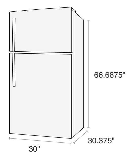 Frigidaire 18.3-cu ft Top-Freezer Refrigerator (Easycare Stainless Steel!! NEW OUT OF BOX, PLASTIC FILM STILL ON FRONT AND INSIDE!!