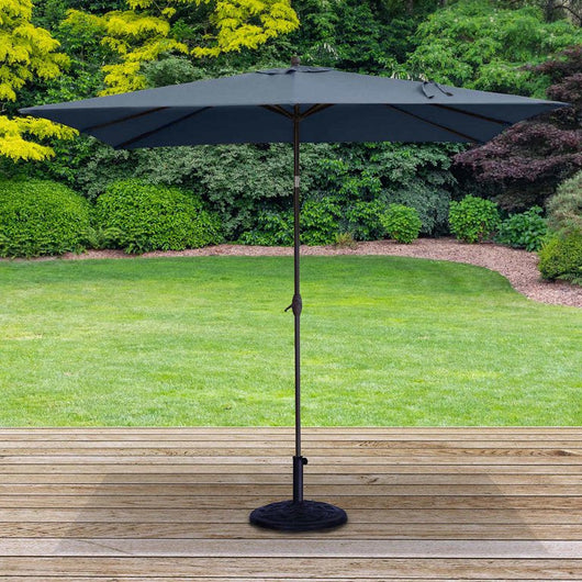 Sunbrella rectangle umbrella 7’x10’ Blue**New in Box**