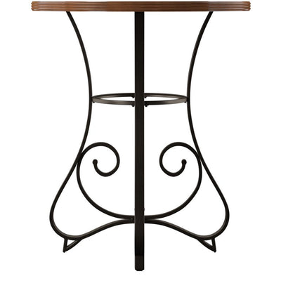 Powell Hamilton Metal Pub Table, Cherry**New in Box**