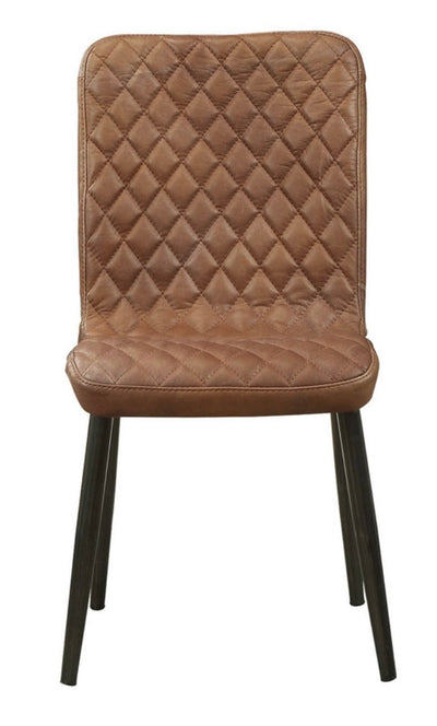 Acme Furniture Millerton 2 Piece Side Chairs, Vintage Chocolate!! NEW OUT OF BOX!!