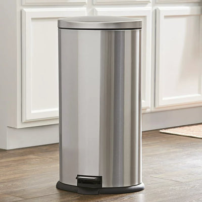 Better Homes & Gardens 7.9 gal Stainless Steel Oval Kitchen Garbage Can**New**