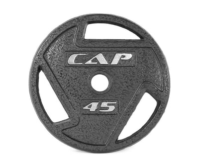CAP Barbell Black Olympic Grip Plate, Set of 2, 45 Lb.- NEW IN BOX!!!!