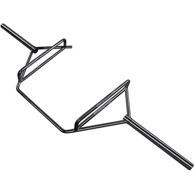 HulkFit Olympic 2-Inch Hex Weight Lifting Trap Bar, 1000-Pound Capacity - Open-Back (Black)**New**